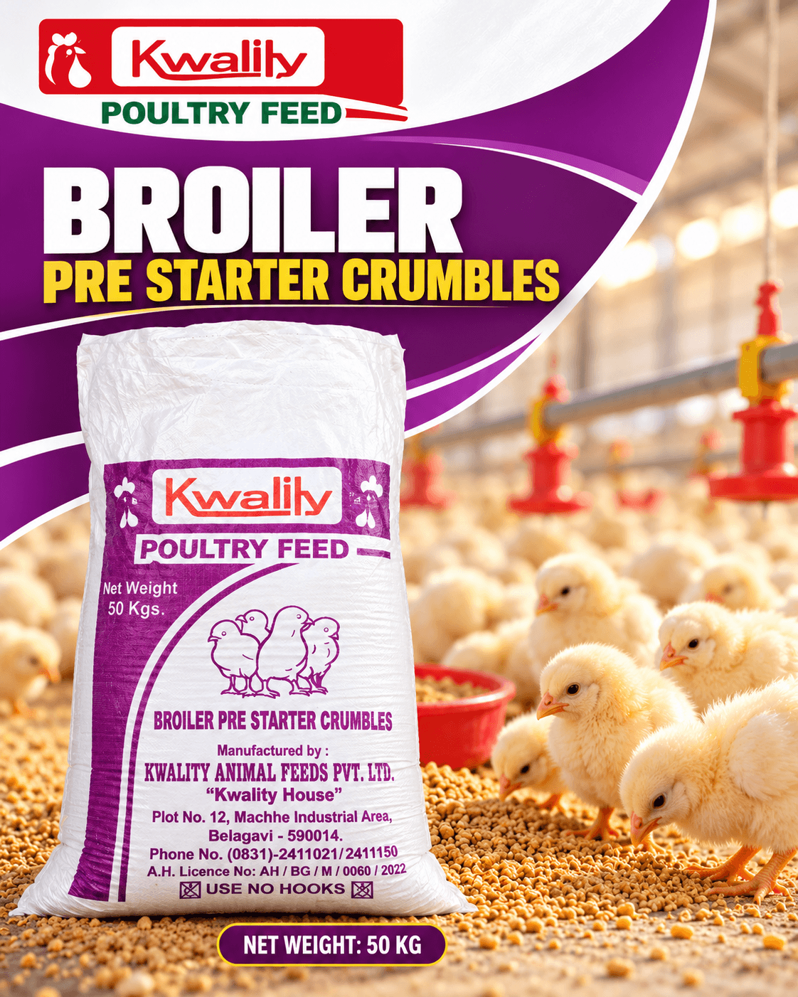 BROILER PRE STARTER CRUMBLES