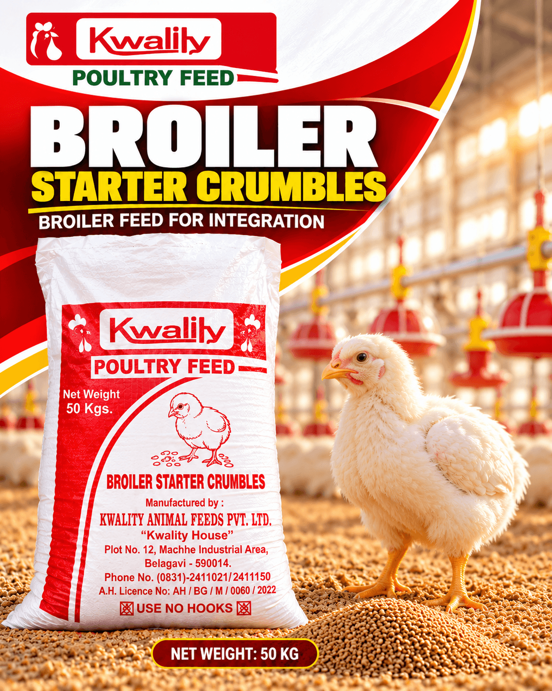 BROILER STARTER CRUMBLES INTIGRATION